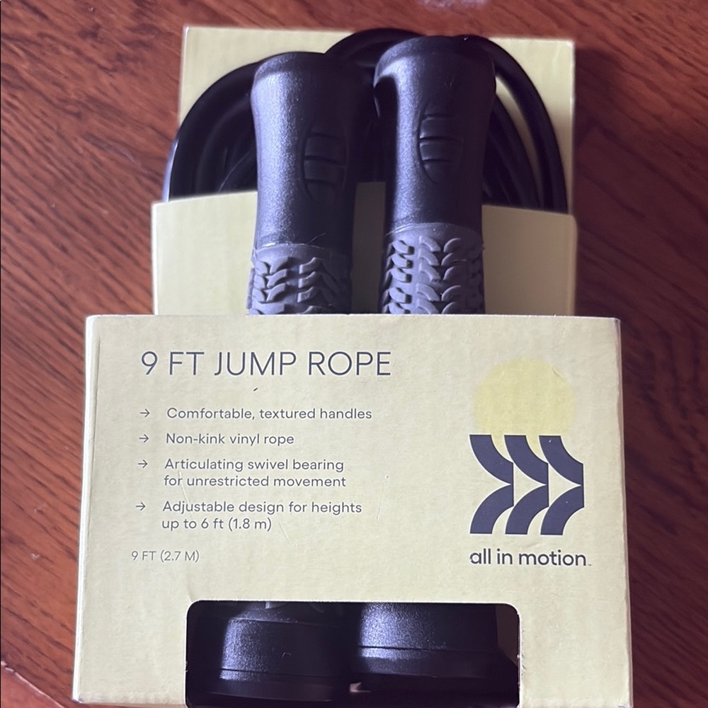 All in Motion Black Fitness Jump Rope